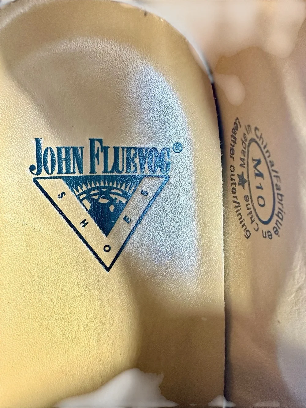 John Fluevog Men’s WIFI PASSWORD- Gibson Navy Shoes